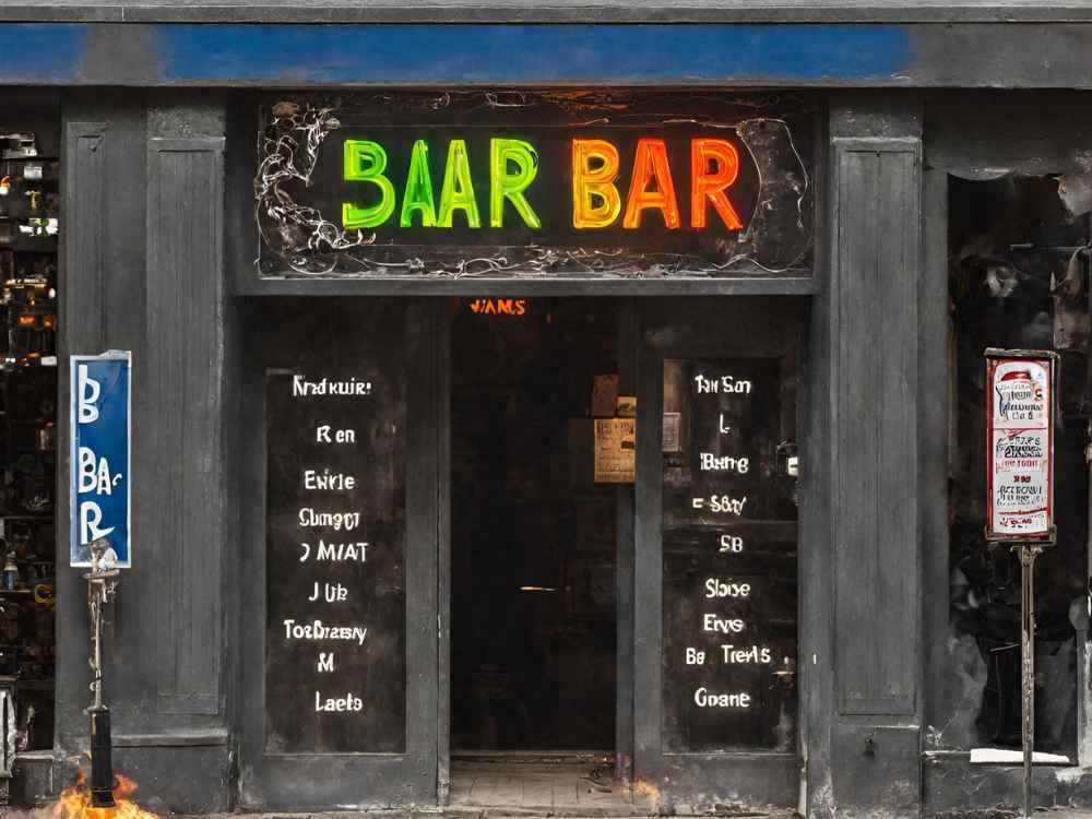 Bar bar bar